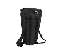 COMETX Borsa per batteria africana da 20,3 cm, borsa per batteria djembe africana, impermeabile, in tessuto Oxford (nero)