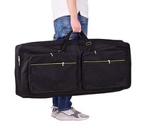 COMETX Borsa per pianoforte elettrico Borsa per pianoforte elettrico, portatile, con manico resistente, strato intermedio in cotone anti-collisione da 8 mm, per tastiera a 61 tasti, con tasche