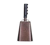 COMETX Campanacci per eventi sportivi Campanaccio da 25,4 cm con manico Noise Makers per giochi di calcio Ranch Eventi sportivi Partito Concerto Campana di mucca Percussioni Strumento musicale