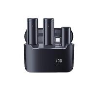 COMETX microfono da bavero per computer Mini microfono wireless per telefono cellulare 360 ° omnidirezionale bavero Mic Riduzione del rumore Compatibile con Type-C Android Smartphone Tablet per