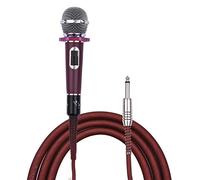 COMETX microfono per karaoke Dinamico Palmare Cardioide Condensatore Microfono Wired Mic 4.5m/15ft Cavo 6.35mm Spina per Musica Canto Karaoke Stage Live Performance