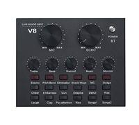 COMETX Mixer audio intelligente Scheda audio BT multifunzionale Scheda audio audio mixer audio intelligente per computer e telefoni cellulari Audio Live Sound