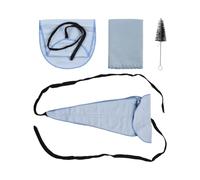 COMETX panno per la pulizia per sax Sassofono Sax Kit di pulizia 3pcs Panno di pulizia Bocchino Spazzola Strumento di manutenzione Strumento di manutenzione Sassofono Panno di pulizia Sassofono Set di