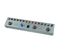 COMETX pedale per basso Basso Multi Effetti Pedale Equalizzatori a 3 bande XLR Uscita bilanciata 3 Ritardi 3 Riverberi Effetti per bassi Pedale BT Connessione Type-C Ricaricabile per Basso Elettrico