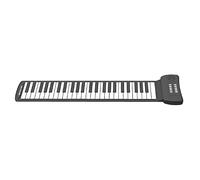 COMETX Pianoforte arrotolabile a mano 49 tasti con altoparlante integrato 16 toni 6 demo supporta registrazione Sustain Jack per cuffie silenzioso a mano Roll Piano Tastiera elettronica in silicone