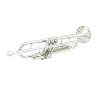 COMETX Tromba da concerto in Sib B piatto ottone squisito, Strumenti Musicali con bocchino guanti