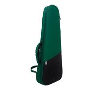 COMETX Uke - Zaino per ukulele, 58,4 cm, stile semplice, resistente, imbottitura in cotone spesso, con tracolla regolabile, per ukulele e chitarra piccola, Verde scuro