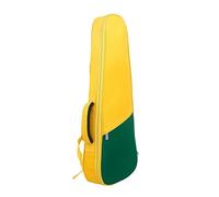 COMETX Uke - Zaino per ukulele, 58,4 cm, stile semplice, resistente, imbottitura in cotone spesso, con tracolla regolabile, per ukulele e chitarra piccola, Giallo