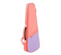 COMETX Uke - Zaino per ukulele, 58,4 cm, stile semplice, resistente, imbottitura in cotone spesso, con tracolla regolabile, per ukulele e chitarra piccola, rosa