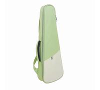 COMETX Uke - Zaino per ukulele, 58,4 cm, stile semplice, resistente, imbottitura in cotone spesso, con tracolla regolabile, per ukulele e chitarra piccola, Verde, Compatto