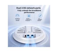 COMFAST WiFi 7 Access Point da Soffitto Dual Band, Estensore Wi-Fi con Doppie Porte 2.5G, Router Wireless Ad Alta Potenza, Amplificatore di Segnale,