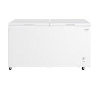 Comfee Congelatore a Pozzetto Orizzontale Capacità 508 Litri Classe energetica E Capacità di congelamento 23 kg/24h Due Porte - RCC688WH2
