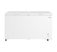 Comfee Congelatore a Pozzetto Orizzontale Capacità 508 Litri Classe energetica E Capacità di congelamento 23 kg/24h Due Porte - RCC688WH2