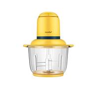 COMFEE MJ-FM4001W Tritatutto Elettrico da Cucina, 2 Lame , Tritatutto, 1 Velocità, Capacità 1L, 300 W, Giallo