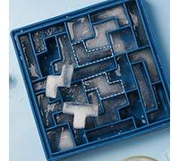 COMFEELING Tetris - Stampo per cubetti di ghiaccio, in silicone, facile da rilasciare, per succhi di frutta, bevande, cocktail, tè, caffè