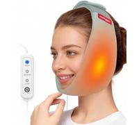 comfheat Cuscinetto riscaldante per il viso per alleviare il dolore TMJ, involucro riscaldato USB per mascella, recupero dei denti del giudizio, 3 impostazioni di calore regolabili, riduzione dei