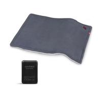 comfheat Cuscinetto riscaldante portatile con batteria, cuscinetto termico senza fili ponderato ricaricabile per viaggi, 3 impostazioni di calore, sollievo dal dolore per schiena, spalle, addome, 30,5