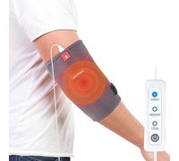 Comfheat Gomito riscaldante per dolori articolari, tutore riscaldato tramite USB, per tendinite e gomito del tennista, portatile, per terapia del calore umido, temperatura regolabile (non caricabile)