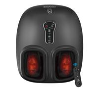 COMFIER 2024 Massaggiatore Shiatsu per Piedi con Telecomando, Funzione Pausa, Calore, Compressione, Vibrazione per Neuropatia, Fascite Plantare,