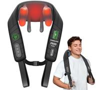 COMFIER Massaggiatore cervicale con calore, massaggiatore shiatsu, massaggiatore dorsale per collo, schiena, spalle, vita, gambe, muscoli