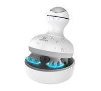 COMFIER Massaggiatore Cuoio Capelluto Elettrico Senza Fili | Massaggiatore Testa Portatile, IPX7, 4 Testine a Impastamento per Pulizia Profonda e Massaggio Rilassante del Cuoio Capelluto