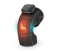 COMFIER Massaggiatore Ginocchio Wireless, Scalda Ginocchia con Riscaldamento al Grafene e Vibrazione, 5 Modalità e 3 Livelli di Intensità, Fascia Riscaldante per Ginocchio, Regalo per Mamma e Papà