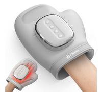 COMFIER Massaggiatore Mani Wireless, Massaggiatore Elettrico di Grandi Dimensioni Migliorato con Funzione di Calore e Compressione, per Polsi e Dita, Regalo Donna Uomo
