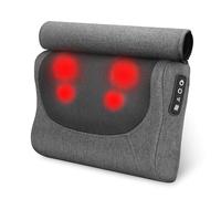 COMFIER Massaggiatore per la schiena con calore, massaggiatore Shiatsu per schiena e collo, regalo per lei, cuscino massaggiante per impastare i tessuti profondi, regalo per lui, supporto lombare per