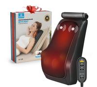 COMFIER Massaggiatore per schiena e collo con calore, cuspide massaggiante 3D co