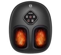 COMFIER Massaggiatore plantare Shiatsu 2025 con calore, compressione, impastamento e rotolamento, massaggiatore per piedi per neuropatia, fascite plantare, aggiornato per piedi più grandi (taglia 14