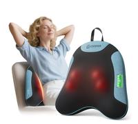 COMFIER Massaggiatore Wireless Schiena e Collo con Funzione Riscaldante, Cuscino Massaggiatore Shiatsu per Alleviare il Dolore al Collo e alle Spalle, Massaggio per la Zona Lombare, Regalo Donna