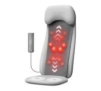 COMFIER Sedile massaggiante Shiatsu con funzione riscaldante, massaggiatore schiena e collo per tessuti profondi Shiatsu 2D/3D, cuscino massaggiante per tutta la schiena, regalo per uomini e donne