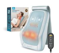 COMFIER Shiatsu - Massaggiatore per la schiena con calore, per il collo e la schiena, per alleviare il dolore, regalo per uomini, donne, casa e ufficio, blu