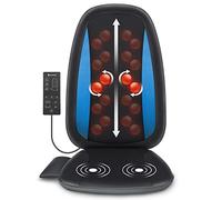 Comfier Shiatsu Massaggiatore Schiena con Calore - Cuscino Sedile Massaggiante con Impastamento Tessuto Profondi, Massaggiatore Elettrico per corpo a Casa o da Ufficio