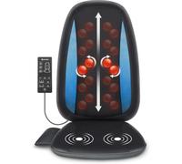Comfier Shiatsu Massaggiatore Schiena con Calore - Cuscino Sedile Massaggiante con Impastamento Tessuto Profondi, Massaggiatore Elettrico per corpo a Casa o da Ufficio