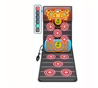 Comfier Tappetini da Massaggio Materassino Massaggiatore Intero Corpo Riscaldato con 20 Testine Massaggianti Shiatsu collo, Collo e Schiena, Rilassamento Muscolo Lombare Massaggio Completo Corpo WH