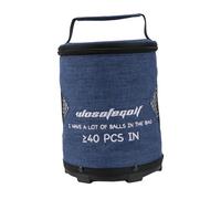COMFOLIVING Borsa per palline da golf, borsa da golf, borsa per cilindro per pallina da golf di grande capacità con cerniera | Sacca da golf leggera, tasche portaoggetti portatili pieghevoli