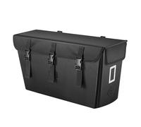 COMFOLIVING Borsa per portabici elettrica di grande capacità, borsa per bicicletta elettrica - grande borsa porta alimenti - borsa portaoggetti per bicicletta facile da usare da 23 l, colore nero