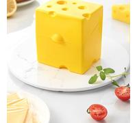 COMFOLIVING Cheese Storage, Shredded Cheese Container For Fridge, ABS Cheese Keeper, Airtiight Food Storage Container with Lid, Refrigerator Odor Eliminator, Cheese Holder, Large Capacity For Fridge