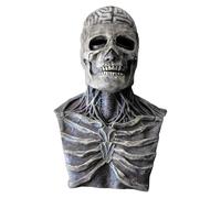 COMFOLIVING Copertura completa della testa del cranio, maschera per il viso spaventosa di Halloween - Copricapo umano con teschio pieno | Copricapo di Halloween realistico per uomini, donne, adulti