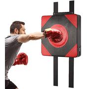 COMFOLIVING Cuscinetto a parete da boxe, per allenamento boxe montato a parete, comodo cuscinetto da parete con protezione per le mani, borsa regolabile in spugna altamente elastica per allenamento