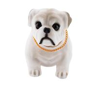 COMFOLIVING Decorazione da scrivania per cani con testa scossa, scuotendo l'ornamento dell'auto Nodding Decor Dog, decorazione per cani con testa di Bobble per cruscotto auto, decorazione