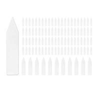 COMFOLIVING Etichette per piante per esterni, etichette per piante bianche | Etichette impermeabili Segnalibri per vasi | 100pcs etichette per vivaio, paletti per etichette per piante marcatori
