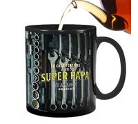 COMFOLIVING Funny Coffee Mug, Black Ceramic Coffee Travel Mug,Large Tea and Coffee Cup Funny Mugs for Women Large Mechanic Toolbox Coffee Cup for Beer, Whiskey, Wine