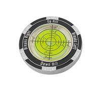 COMFOLIVING Golf Putt Green Reader, compatto rotondo golf per mettere in posizione, strumento di allenamento golf per migliorare il vostro gioco di puting leggere verdi, marcatore per palline da golf