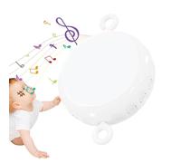 COMFOLIVING Mobile per bambini rotante, carillon mobile per culla con 3 modalità e 24 ninne nanne complete, controllo del volume e portatile