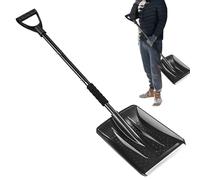 COMFOLIVING Pala da neve con pala, pala da neve per ingresso | Pala da neve con manico ergonomico a forma di D | Strumento portatile per rimuovere la neve per balconi, passerelle, scale, giardini,