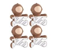 COMFOLIVING Paraspigoli per tavolo per bambini, 4 protezioni per angoli di sicurezza per bambini, simpatiche protezioni per angoli con forte adesione anti-collisione per bambini