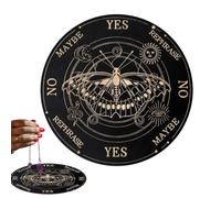 COMFOLIVING Pendolo per Divinazione, Spirit Board Pendolo | Bacheche in legno con lettere, Spirit Decorations Ouija Gioco da tavolo per feste a tema, riunioni