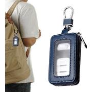 COMFOLIVING per Chiave Auto, per Chiavi, Fibbia in Metallo Argentato, sicura per Chiavi, Portachiavi Intelligente, Porta Monete, Gancio in Metallo e Portachiavi